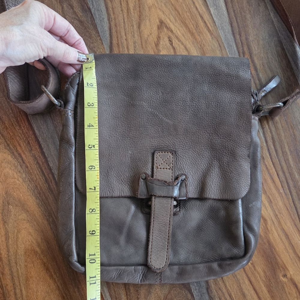 Magnetic Harbour 2nd Women's Chocolate Brown Leather Crossbody Bag Adjustable - Picture 13 of 14